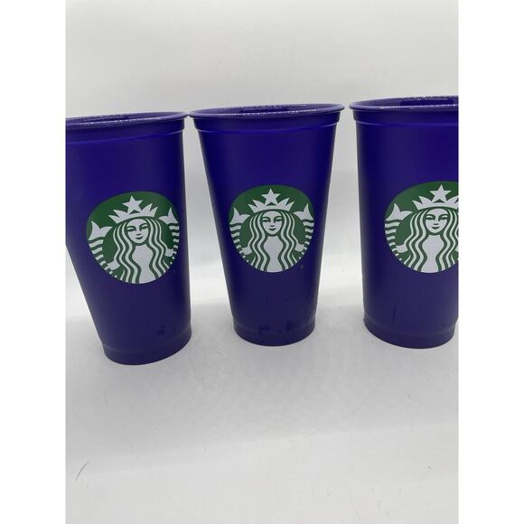 Starbucks UW 16 oz Cold Cup Tumblers Replacements (6) No Straws Or Lids - Picture 11 of 12
